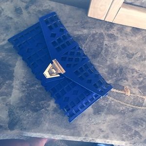 Blue clutch